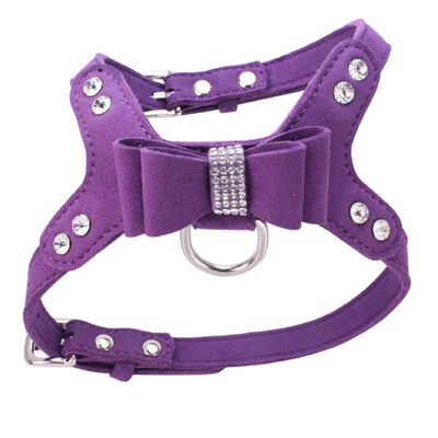 Soft Suede Leather Dog Harness Rhinestone Pet Vest Velvet & Leather Leash Collar Harnesses For Small Medium Dogs Pet Products
Soft Suede Leather Dog Harness Rhinestone Pet Vest Velvet & Leather Leash Collar Harnesses For Small Medium Dogs Pet Products