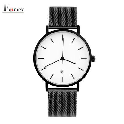 Enmex simple design light steel neutral watch stereo simple lovers wrist when translating holiday gifts
Enmex simple design light steel neutral watch stereo simple lovers wrist when translating holiday gifts
