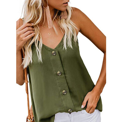 Roseonmyhand Fashion Womens V-neck Vest Sleeveless Button Shirt Blouse Casual Tank Tops
Roseonmyhand Fashion Womens V-neck Vest Sleeveless Button Shirt Blouse Casual Tank Tops