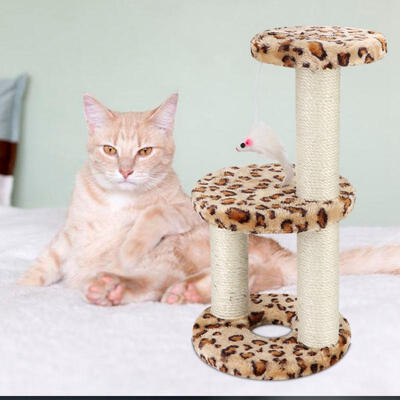 Greensen Pet Cat Tree Scratcher Play Toy Three Pillar Three layer Hole Climbing Round Plate Frame
Greensen Pet Cat Tree Scratcher Play Toy Three Pillar Three layer Hole Climbing Round Plate Frame