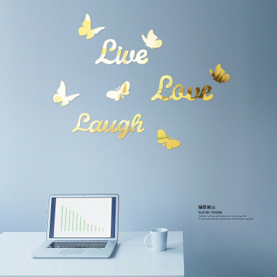 3D Mirrors Butterfly Wall Stickers Removable Butterfly Wall Sticker Mural Decal DIY Wall Art Home Living Room Decor
3D Mirrors Butterfly Wall Stickers Removable Butterfly Wall Sticker Mural Decal DIY Wall Art Home Living Room Decor