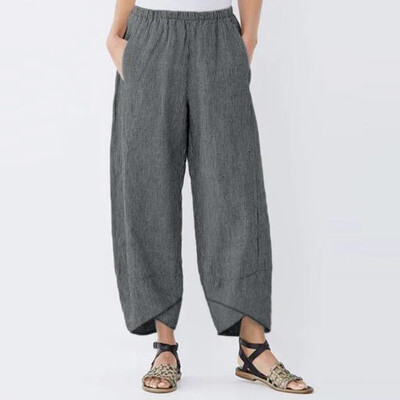 Tailored Fashion Womens Casual Solid Pocket Elastic Waist Loose Linen Pants Trousers
Tailored Fashion Womens Casual Solid Pocket Elastic Waist Loose Linen Pants Trousers