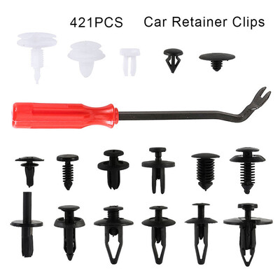 421pclot Universal Car Retainer Clips Fastener Auto Push Trim Door Panel Rivet Mud Flaps Pushes Auto Interior Tool Accessories
421pclot Universal Car Retainer Clips Fastener Auto Push Trim Door Panel Rivet Mud Flaps Pushes Auto Interior Tool Accessories