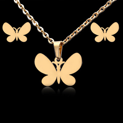 Charms Jewelry Set Animal Horse Dragonfly Wedding Jewelry Set Women Gold-Color Jewelry Stainless Steel Necklace Stud Earrings
Charms Jewelry Set Animal Horse Dragonfly Wedding Jewelry Set Women Gold-Color Jewelry Stainless Steel Necklace Stud Earrings