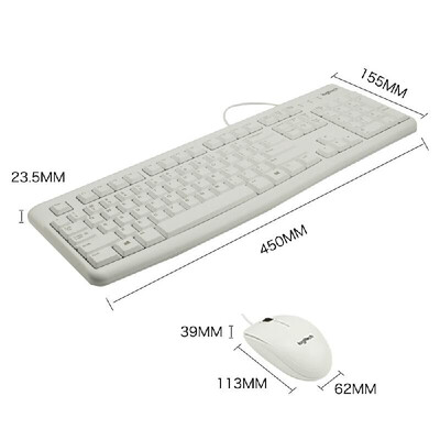 Logitech MK120 Desktop USB Mouse Keyboard Combo Full-size Keyboard Optical Mice Wired Keyboard Mouse Bundle Pack
Logitech MK120 Desktop USB Mouse Keyboard Combo Full-size Keyboard Optical Mice Wired Keyboard Mouse Bundle Pack