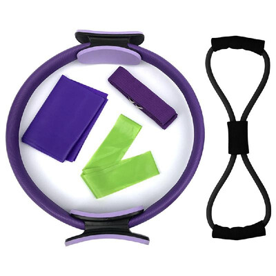 5pcs Yoga Equipment Set Pilates Ring Yoga Cotton Strap Resistance Loop Band Figure 8 Resistance Band Exercise Stretching Strap
5pcs Yoga Equipment Set Pilates Ring Yoga Cotton Strap Resistance Loop Band Figure 8 Resistance Band Exercise Stretching Strap