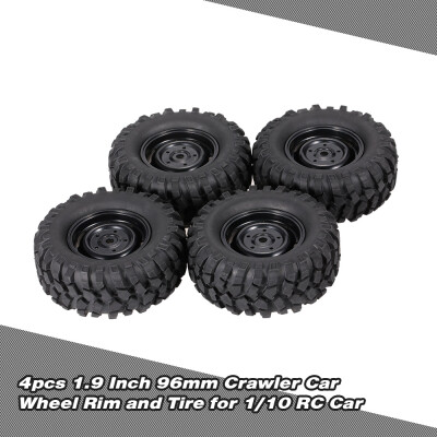 4pcs 19 Inch 96mm Crawler Car Wheel Rim And Tire for 110 HSP Redcat Traxxas Axial SCX10 D9 RC Car
4pcs 19 Inch 96mm Crawler Car Wheel Rim And Tire for 110 HSP Redcat Traxxas Axial SCX10 D9 RC Car