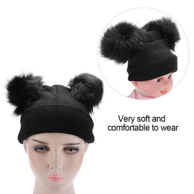 Greensen Winter Warm Beanie Hat Women Kids Knitting Double Faux Fur Pom Pom Chunky Hat
Greensen Winter Warm Beanie Hat Women Kids Knitting Double Faux Fur Pom Pom Chunky Hat