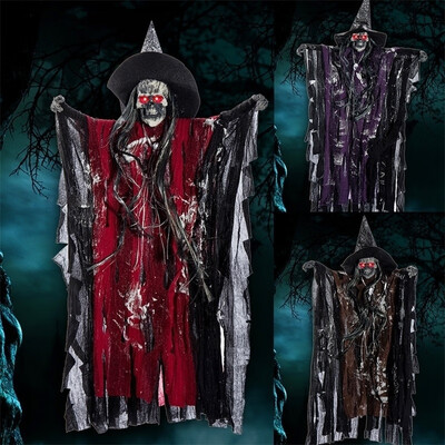Halloween Prop Hanging Ghost Witch Scary Voice Haunted House Bar Party Home Decoration 63x38cm
Halloween Prop Hanging Ghost Witch Scary Voice Haunted House Bar Party Home Decoration 63x38cm
