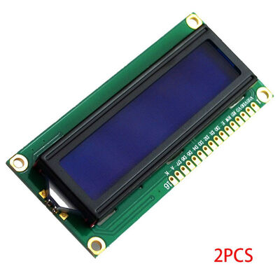 2PCS LCD1602A 33V LCD 1602A 16x2 Dot Matrix LCD Display Module White Character Blue Background
2PCS LCD1602A 33V LCD 1602A 16x2 Dot Matrix LCD Display Module White Character Blue Background