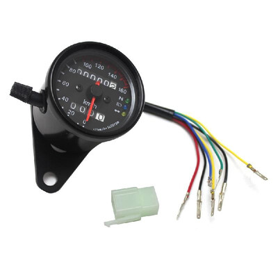 Universal Motorcycle Speedometer Odometer 12V Motorcycle Dual Speed Meter with LED Indicator
Universal Motorcycle Speedometer Odometer 12V Motorcycle Dual Speed Meter with LED Indicator