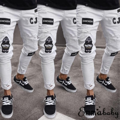 Fashion Men&39s Ripped Skinny Jeans Destroyed Frayed Slim Fit Denim Pant Zipper Bottoms
Fashion Men&39s Ripped Skinny Jeans Destroyed Frayed Slim Fit Denim Pant Zipper Bottoms