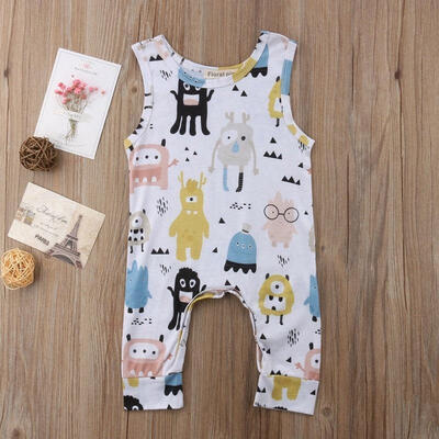Infant Baby Boy Girl Cartoon Sleeveless Romper Jumpsuit Outfit Set Multicoloured 3-6 Month
Infant Baby Boy Girl Cartoon Sleeveless Romper Jumpsuit Outfit Set Multicoloured 3-6 Month