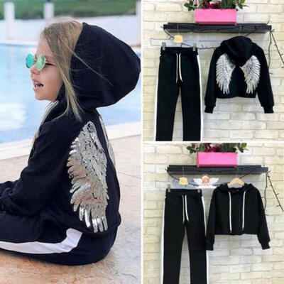 Toddler Kids Baby Girl Clothes Hooded Wing Tops Long Pants Tracksuit Outfits US
Toddler Kids Baby Girl Clothes Hooded Wing Tops Long Pants Tracksuit Outfits US