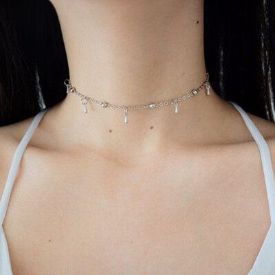 Multilayer Choker Necklace for Women Chain Pendant Necklaces Trendy Water droplets Necklaces
Multilayer Choker Necklace for Women Chain Pendant Necklaces Trendy Water droplets Necklaces