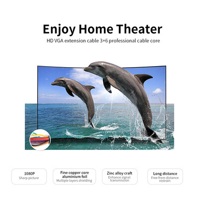VENTION VGA Extension Cable VGA Male to Female HD Adapter Cable Support 1080P Full HD for Laptop PC Projector HDTV Display&Mor
VENTION VGA Extension Cable VGA Male to Female HD Adapter Cable Support 1080P Full HD for Laptop PC Projector HDTV Display&Mor