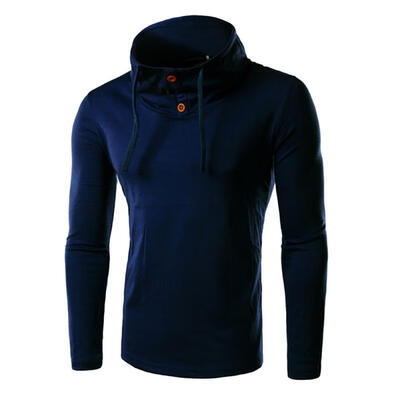 Turtleneck Pile Collar Sling Button Slim Long Sleeve Mens T-Shirt Sweatshirt Casual Male Tee Tops
Turtleneck Pile Collar Sling Button Slim Long Sleeve Mens T-Shirt Sweatshirt Casual Male Tee Tops