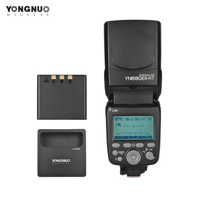 YONGNUO YN680EX-RT Lithium 24G Wireless 18000s HSS TTL Flash Speedlite GN60 with 2000mAh Lithium Battery & Battery Charger for C
YONGNUO YN680EX-RT Lithium 24G Wireless 18000s HSS TTL Flash Speedlite GN60 with 2000mAh Lithium Battery & Battery Charger for C