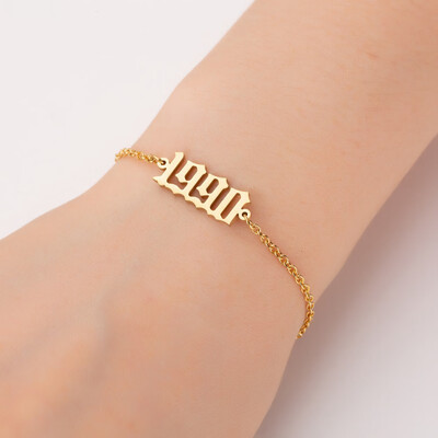 1980-2000 Pendant Charm Bracelets Stainless Steel Chain Jewelry Gifts For Women Men Baby Child Time Past Birthday Gifts
1980-2000 Pendant Charm Bracelets Stainless Steel Chain Jewelry Gifts For Women Men Baby Child Time Past Birthday Gifts