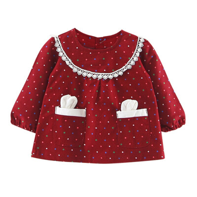 Spring Solid Color Rabbit Ears Pocket Printed Doll Dress Baby Girls Dot Long Sleeved Dress
Spring Solid Color Rabbit Ears Pocket Printed Doll Dress Baby Girls Dot Long Sleeved Dress