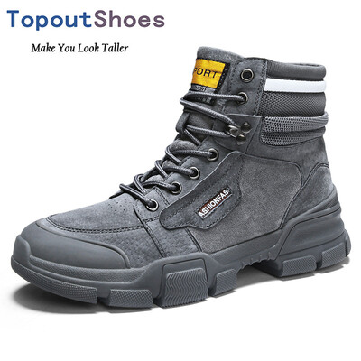 TopoutShoes Men Height Increasing Military Boots Elevator Ankle Boots Work Boot Gain Taller 32inch 8cm
TopoutShoes Men Height Increasing Military Boots Elevator Ankle Boots Work Boot Gain Taller 32inch 8cm