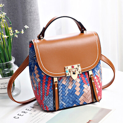 Baggage womens fashion use shoulder backpack in summer knitting inclined Handbag Shoulder Bag Korean version Baitao
Baggage womens fashion use shoulder backpack in summer knitting inclined Handbag Shoulder Bag Korean version Baitao