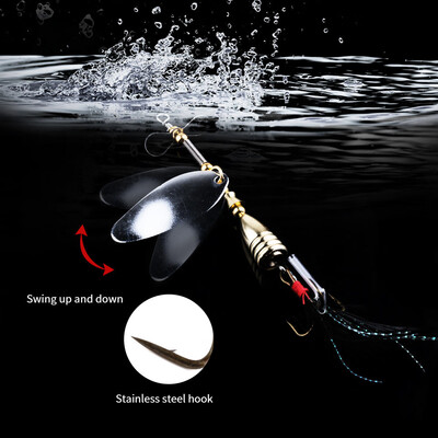 Saidsome 9CM Metal Fishing Lure Sequins Spinner Spoon Baits Feather Fishhook Tackle 12G fishing bait fishing lure
Saidsome 9CM Metal Fishing Lure Sequins Spinner Spoon Baits Feather Fishhook Tackle 12G fishing bait fishing lure