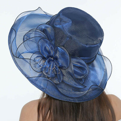 New Womens Organza Church Summer Wide Brim Kentucky Derby Hat Party Wedding Cap
New Womens Organza Church Summer Wide Brim Kentucky Derby Hat Party Wedding Cap