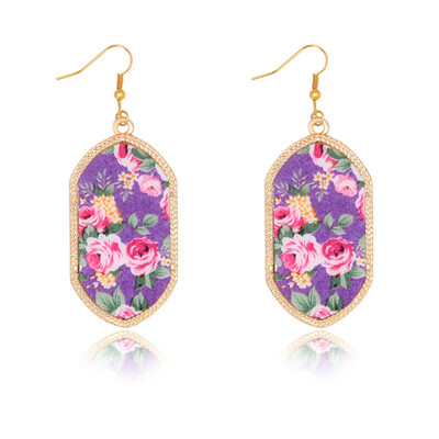 Retro Vintage Elegant Fashion Geometry Acrylic Earrings Long Earrings Women Gifts For Friend Rose Print Acrylic Earrings
Retro Vintage Elegant Fashion Geometry Acrylic Earrings Long Earrings Women Gifts For Friend Rose Print Acrylic Earrings