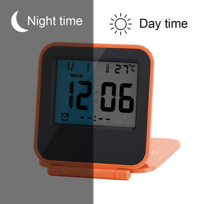 Greensen Portable Foldable Tabletop Travel Digital Alarm Clock with Temperature Calendar Date WeekAlarm Clock
Greensen Portable Foldable Tabletop Travel Digital Alarm Clock with Temperature Calendar Date WeekAlarm Clock