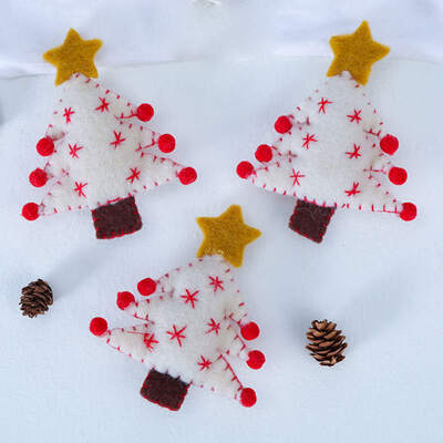 3PcsSet Cute Christmas Tree Pendant Ornaments Handmade Christmas Tree Fabric Decoration Christmas Decoration
3PcsSet Cute Christmas Tree Pendant Ornaments Handmade Christmas Tree Fabric Decoration Christmas Decoration
