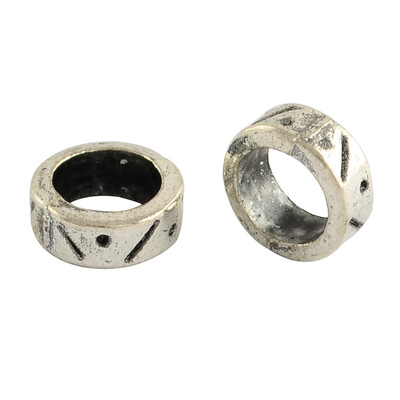 Tibetan Style Alloy European Large Hole Beads Donut Lead Free Antique Silver 8x3mm Hole 6mm
Tibetan Style Alloy European Large Hole Beads Donut Lead Free Antique Silver 8x3mm Hole 6mm