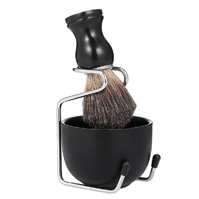 Male Shaving Set Shaving Soap Bowl with Brush Stand Base Steel Male Facial Hair Cleaning Bathroom Kit Vertical Support Black
Male Shaving Set Shaving Soap Bowl with Brush Stand Base Steel Male Facial Hair Cleaning Bathroom Kit Vertical Support Black