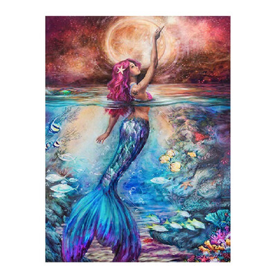 Owl Mermaid DIY Oil Painting By Numbers Material Tool For Home Living Room Decoration
Owl Mermaid DIY Oil Painting By Numbers Material Tool For Home Living Room Decoration