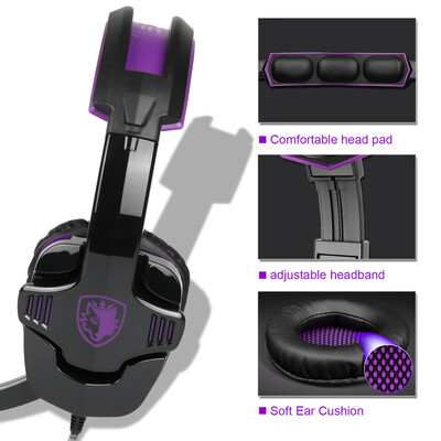 SADES SA-930 35mm Gaming Headsets with Mic Noise Cancellation Stereo Music Headphones Volume Control for Laptop Tablet PC Mobile
SADES SA-930 35mm Gaming Headsets with Mic Noise Cancellation Stereo Music Headphones Volume Control for Laptop Tablet PC Mobile