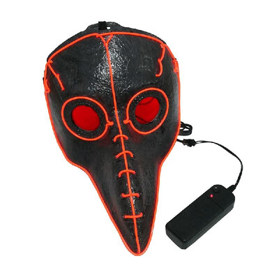 Halloween Cosplay Waterproof Moistureproof Animal Doctor Cold Biue Light Plague Bird Beak Mask Decorative Mask Without Cell
Halloween Cosplay Waterproof Moistureproof Animal Doctor Cold Biue Light Plague Bird Beak Mask Decorative Mask Without Cell