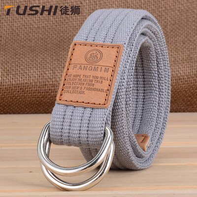 Korean version of 20 men&women general canvas belt casual business jeans double ring buckle belt outdoor weaving sec
Korean version of 20 men&women general canvas belt casual business jeans double ring buckle belt outdoor weaving sec