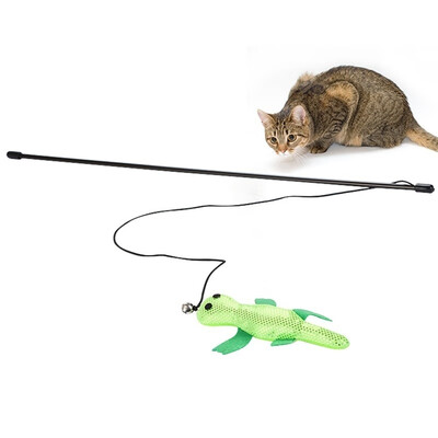 Funny Tease Cat Wand Toy with Bell Gecko Interactive Cat Toy for Solving Boredom Interactive Play cat pet supplies
Funny Tease Cat Wand Toy with Bell Gecko Interactive Cat Toy for Solving Boredom Interactive Play cat pet supplies