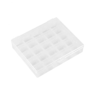 Greensen 1pc Plastic Empty Bobbins Case Sewing Machine Bobbin Organizer Storage Clear Box for 25 Spools
Greensen 1pc Plastic Empty Bobbins Case Sewing Machine Bobbin Organizer Storage Clear Box for 25 Spools