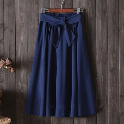 Elegant Women Skirt High Waist Pleated Knee Length Skirt Vintage A Line Big Bow Red Black Side Zipper Skater Skirts
Elegant Women Skirt High Waist Pleated Knee Length Skirt Vintage A Line Big Bow Red Black Side Zipper Skater Skirts