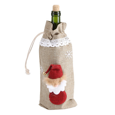 Christmas Wine Bottle Decor Set Santa Claus Snowman Deer Bottle Cover Clothes Kitchen Decoration for New Year Xmas Dinner Party
Christmas Wine Bottle Decor Set Santa Claus Snowman Deer Bottle Cover Clothes Kitchen Decoration for New Year Xmas Dinner Party