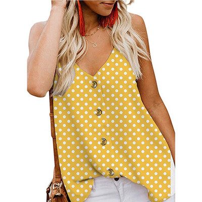 Starmoon Womens Button Down V Neck Strappy Print Tank Top Loose Casual Sleeveless Shirts
Starmoon Womens Button Down V Neck Strappy Print Tank Top Loose Casual Sleeveless Shirts