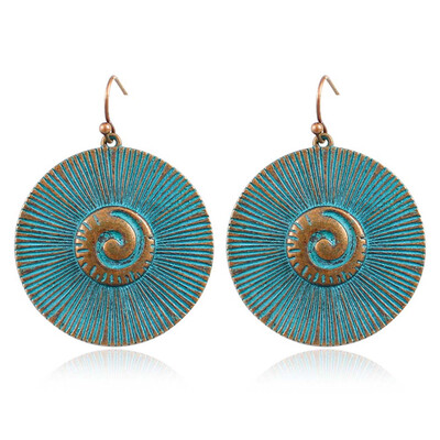 Vintage Geometric Big Cirle Round Earrings Retro Ethnic Stripe Statement Wedding Drop Earrings Steampunk Style Jewelry Gift
Vintage Geometric Big Cirle Round Earrings Retro Ethnic Stripe Statement Wedding Drop Earrings Steampunk Style Jewelry Gift