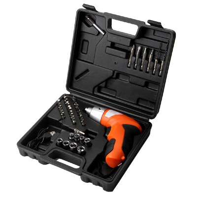 45pcs 36-48V Multifunctional Mini Cordless Rechargeable Screwdriver Drill Driver Bit Kit with LED&Battery Indicator
45pcs 36-48V Multifunctional Mini Cordless Rechargeable Screwdriver Drill Driver Bit Kit with LED&Battery Indicator