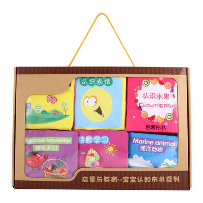 Greensen 6 Pcsset Cartoon Lovely Baby Child Anti-tearing Cloth Book Baby Early Educational Toys Set
Greensen 6 Pcsset Cartoon Lovely Baby Child Anti-tearing Cloth Book Baby Early Educational Toys Set