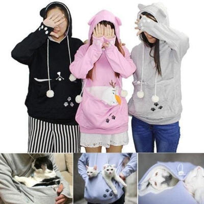 Outerwear Women Men Unisex Kangaroo Pet Dog Cat Holder Carrier Coat Pouch Large Pocket Hoodie Top
Outerwear Women Men Unisex Kangaroo Pet Dog Cat Holder Carrier Coat Pouch Large Pocket Hoodie Top