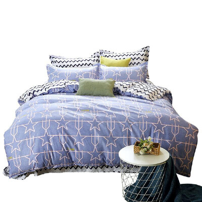 4PcsSet Home Fashionable Cartoon Bedding Set Simple & Soft Bedclothes Skin-Friendly Pillowcase Duvet Cover Bedsheet
4PcsSet Home Fashionable Cartoon Bedding Set Simple & Soft Bedclothes Skin-Friendly Pillowcase Duvet Cover Bedsheet
