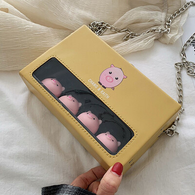2019 new small bag girl lovely cartoon transparent oblique satchel super hot Korean version of the student chain single shoulde
2019 new small bag girl lovely cartoon transparent oblique satchel super hot Korean version of the student chain single shoulde