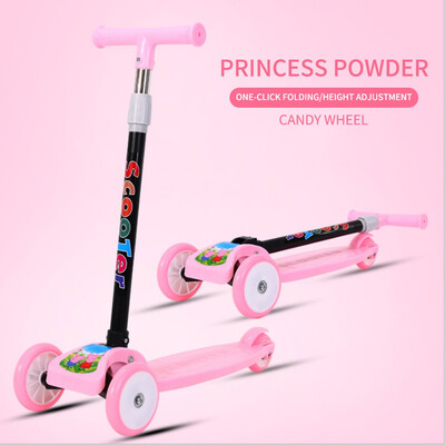 New Folding meters high Childrens scooter 2-8 years old Three-wheeled flash Skateboarding car Walker
New Folding meters high Childrens scooter 2-8 years old Three-wheeled flash Skateboarding car Walker