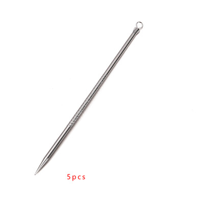 5Pcs Double-end Stainless Steel Pimple Pin Acne Whelk Cleaner Tool Blackhead Remover Small Size Color Random
5Pcs Double-end Stainless Steel Pimple Pin Acne Whelk Cleaner Tool Blackhead Remover Small Size Color Random